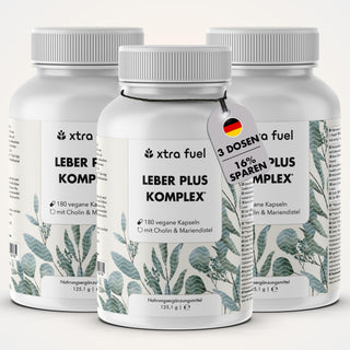 Complesso Fegato Plus* - Cura del fegato - Formula efficace con cardo mariano, carciofo e radice di tarassaco