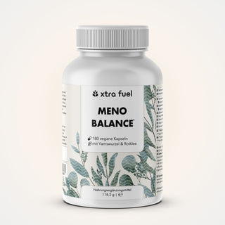Capsule per la menopausa - Meno Balance - Formula naturale con igname, trifoglio rosso, valeriana e ferro