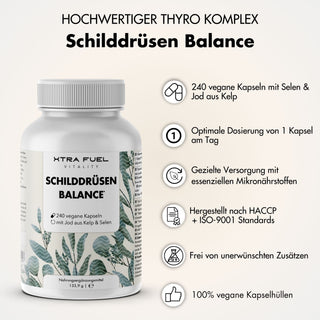 Equilibrio tiroideo - Thyro Complex - Formula efficace con alghe, timo e selenio