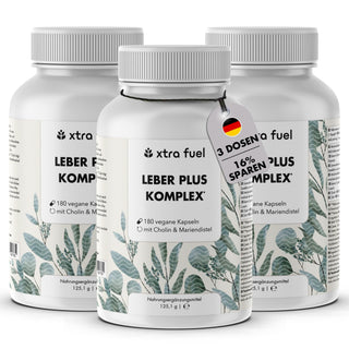 Complesso Fegato Plus* - Cura del fegato - Formula efficace con cardo mariano, carciofo e radice di tarassaco