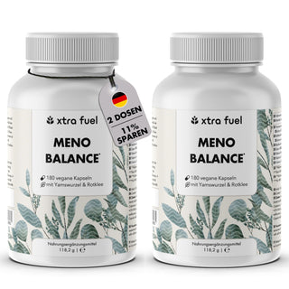Capsule per la menopausa - Meno Balance - Formula naturale con igname, trifoglio rosso, valeriana e ferro