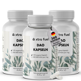 Capsule DAO - Diamminossidasi vegana da germogli di pisello - 300.000 HDU