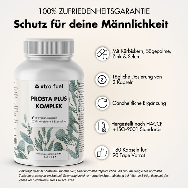 Capsule per la prostata - Prosta Plus - formula ad alto dosaggio