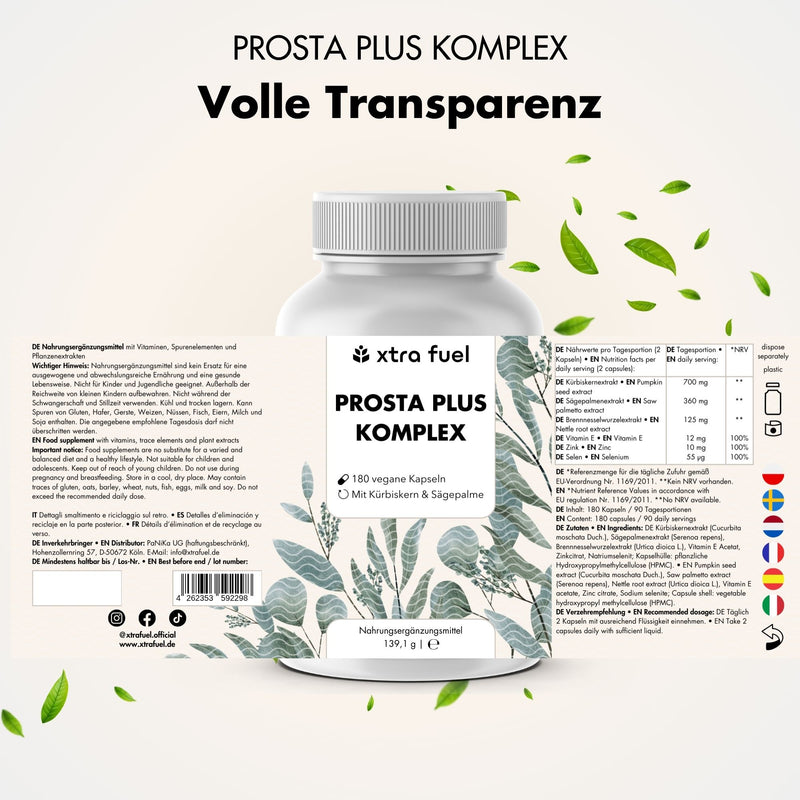 Capsule per la prostata - Prosta Plus - formula ad alto dosaggio