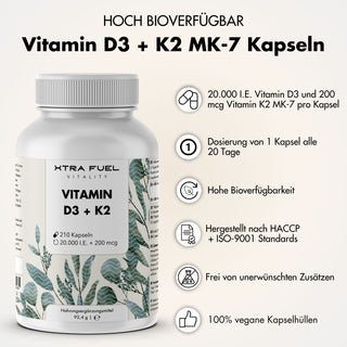 Pacchetto vitalità essenziale - Capsule di vitamina D3/K2 + Shilajit