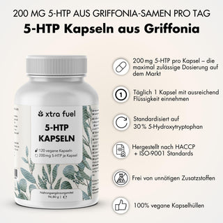 5-HTP 200 - 5-idrossitriptofano - estratto al 30% da Griffonia Simplicifolia