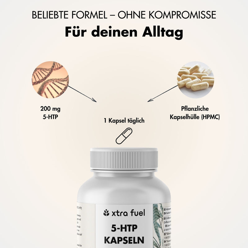 5-HTP 200 - 5-idrossitriptofano - estratto al 30% da Griffonia Simplicifolia