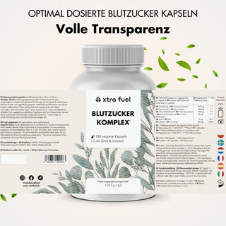 Complesso glicemico* - miscela di nutrienti con cannella di Ceylon, inositolo e foglie di ulivo