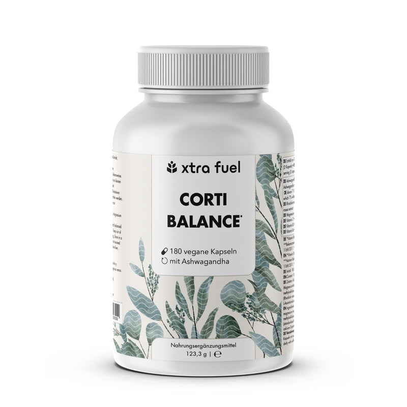 Capsule di cortisolo* - Corti Balance* - miscela di nutrienti con ashwagandha, rodiola e vitamina B6
