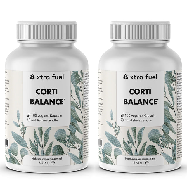 Capsule di cortisolo* - Corti Balance* - miscela di nutrienti con ashwagandha, rodiola e vitamina B6