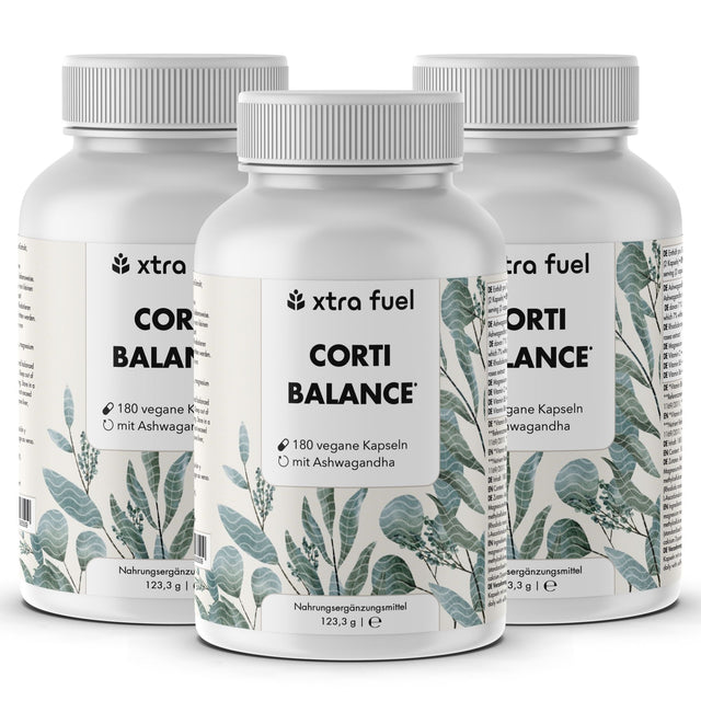 Capsule di cortisolo* - Corti Balance* - miscela di nutrienti con ashwagandha, rodiola e vitamina B6
