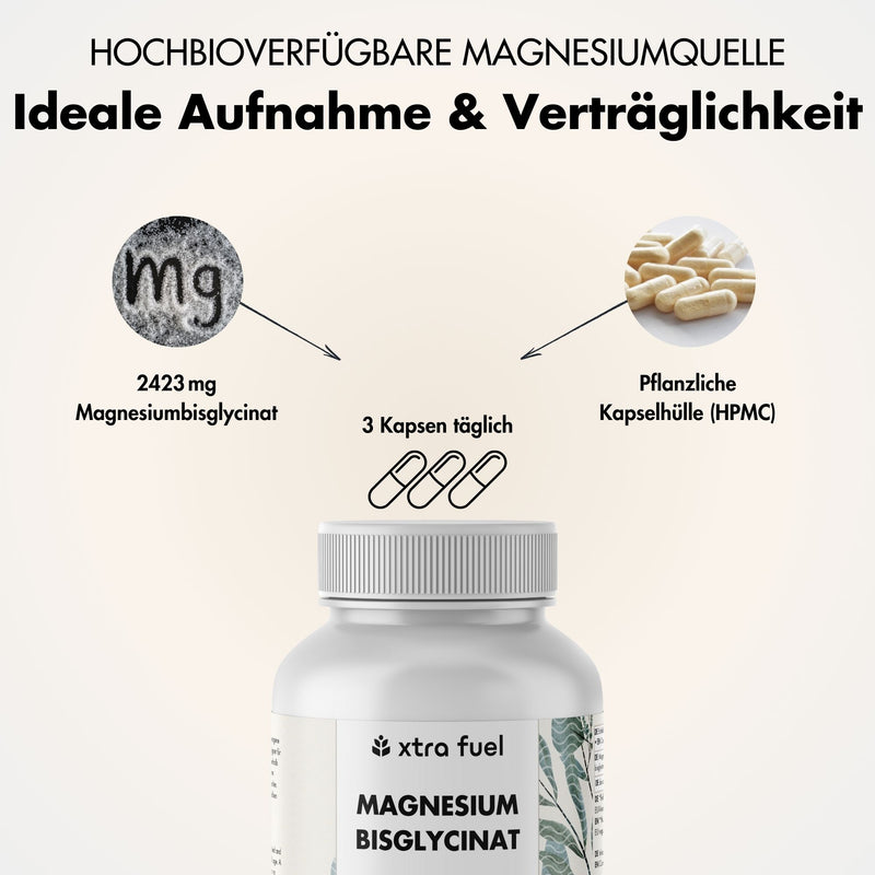 Magnesio bisglicinato - formula chelata con 315 mg di magnesio elementare