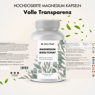 Magnesio bisglicinato - formula chelata con 315 mg di magnesio elementare