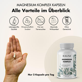 Complesso di magnesio* - formula quintupla con 400 mg di magnesio elementare