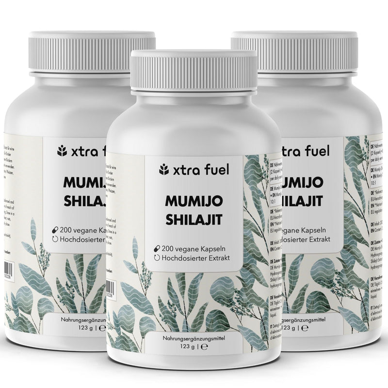 Capsule Shilajit - 200 capsule Mumijo - Vincitore del rapporto qualità-prezzo
