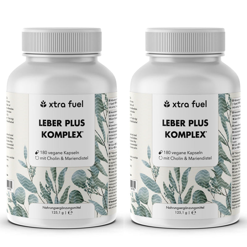 Complesso Fegato Plus* - Cura del fegato - Formula efficace con cardo mariano, carciofo e radice di tarassaco