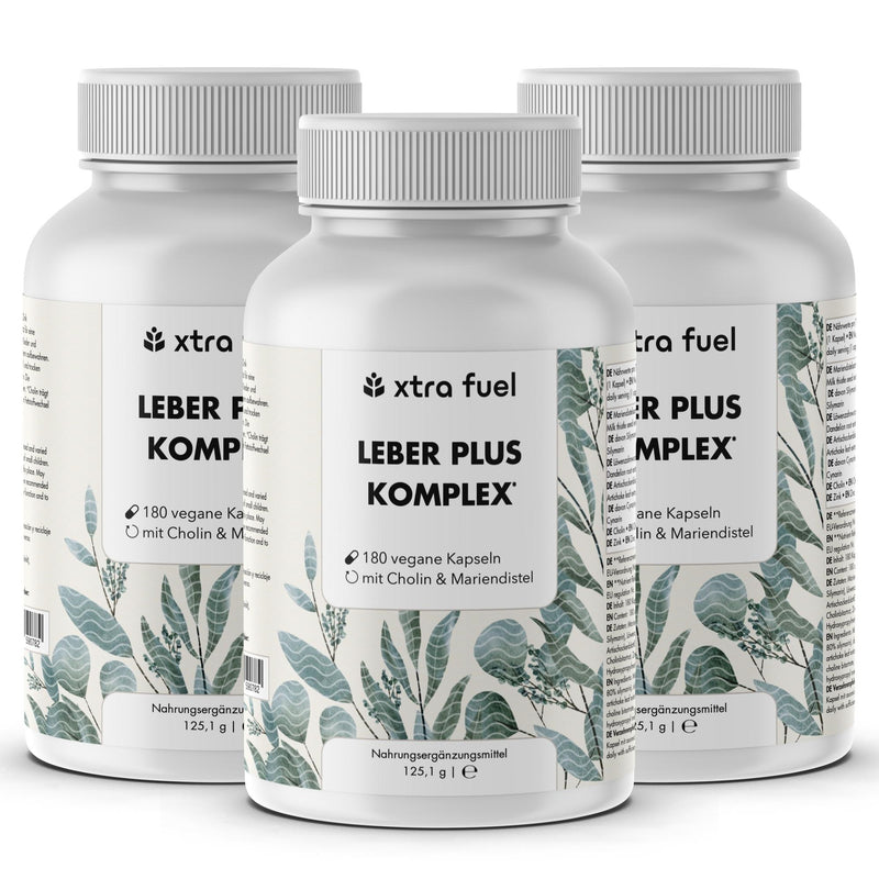 Complesso Fegato Plus* - Cura del fegato - Formula efficace con cardo mariano, carciofo e radice di tarassaco