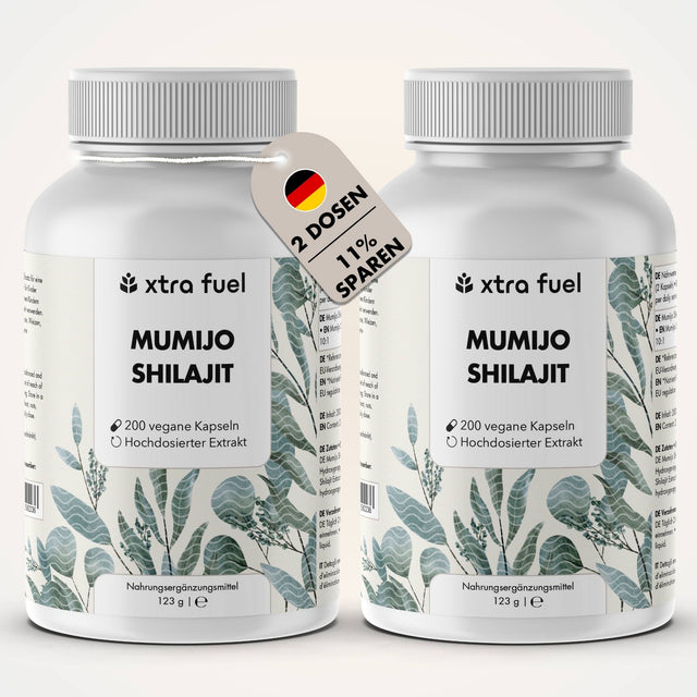 Capsule di shilajit con >80% di acido fulvico - Vincitore del rapporto qualità-prezzo - Himalaya Shilajit originale
