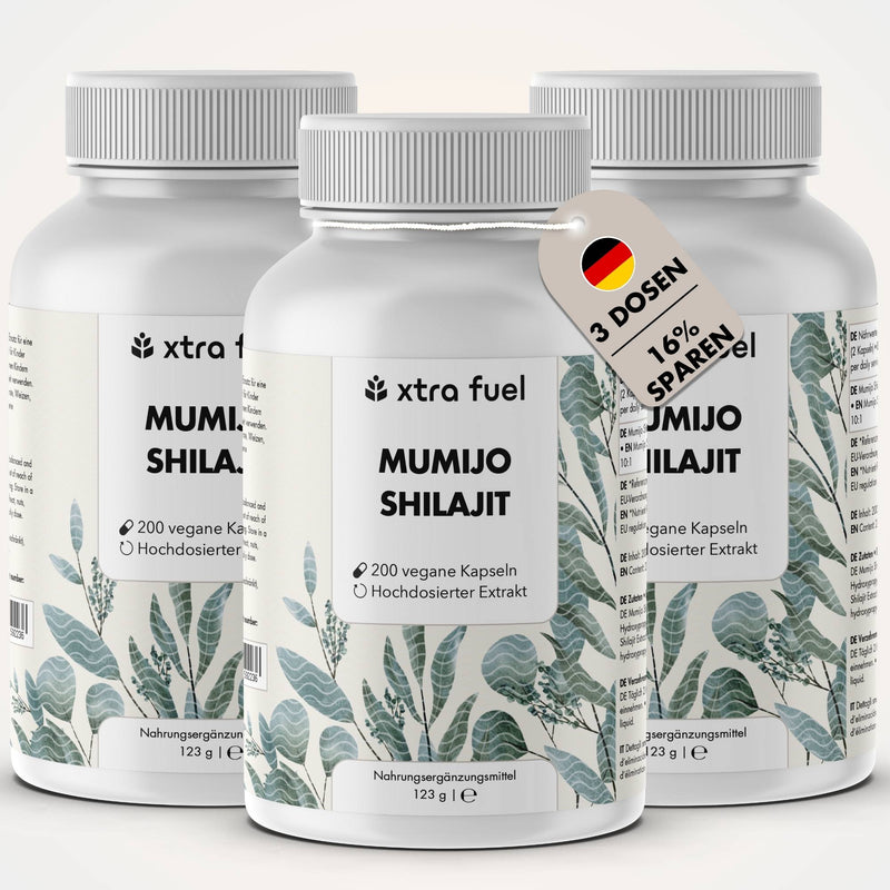 Capsule di shilajit con >80% di acido fulvico - Vincitore del rapporto qualità-prezzo - Himalaya Shilajit originale